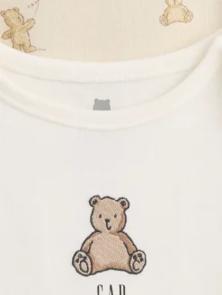 Baby Organic Cotton Brannan Bear Bodysuit (2-Pack)