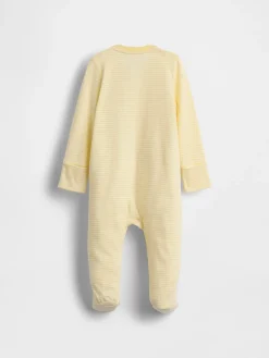 Baby Organic Cotton Footed Zip One-Piece