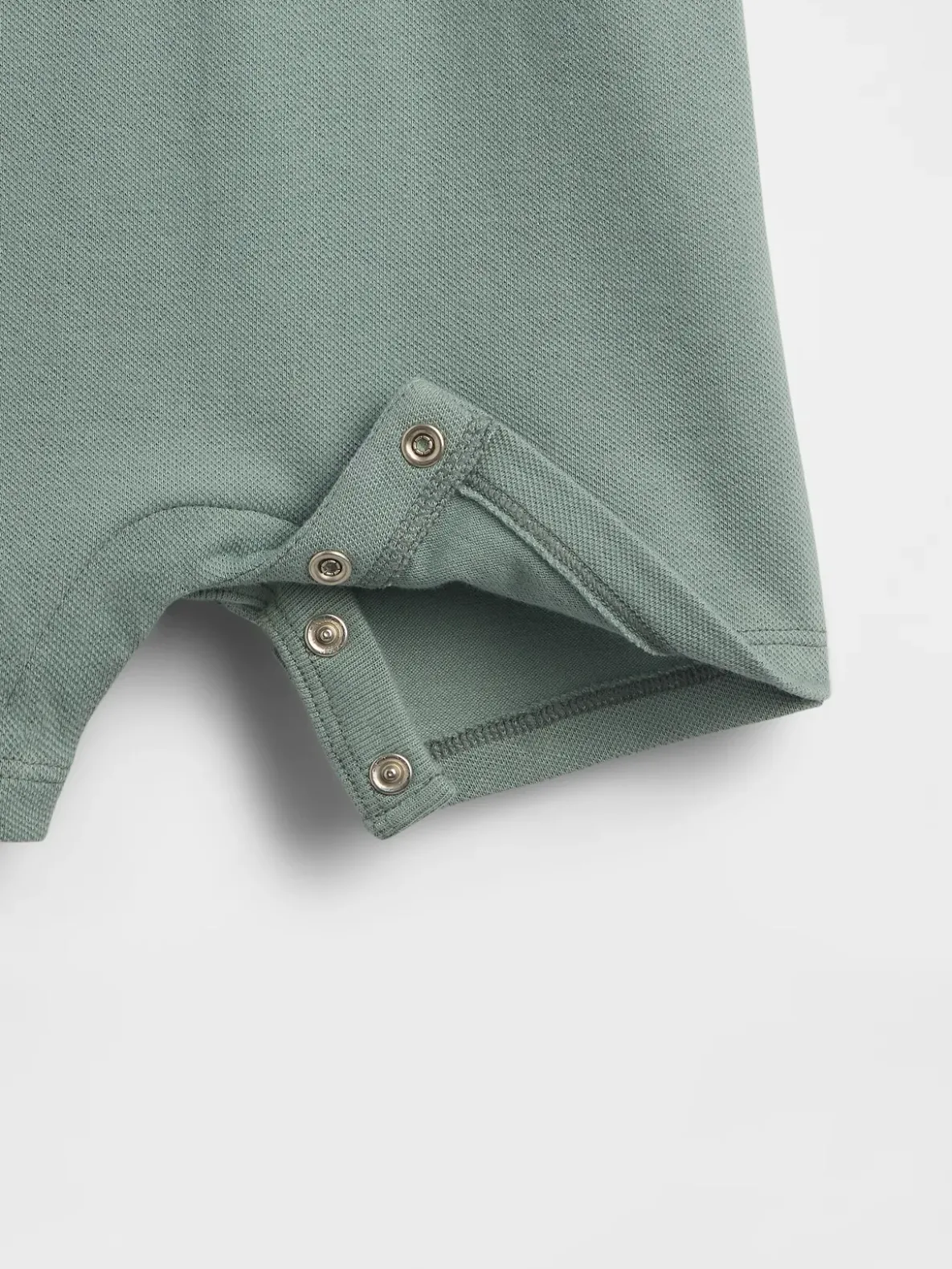 Baby Pique Polo Shorty One-Piece