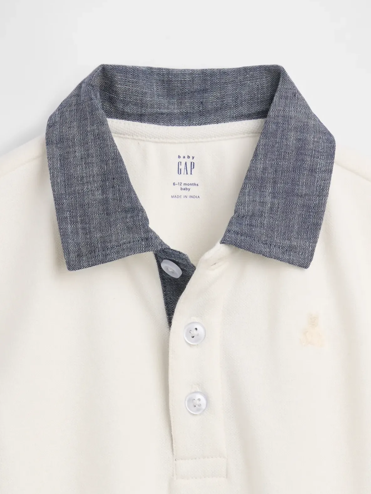 Baby Pique Polo Shorty One-Piece
