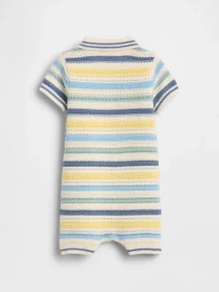 Baby Polo Sweater Shorty One-Piece