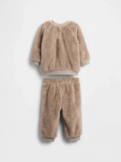 Baby Sherpa Bear Outfit Set