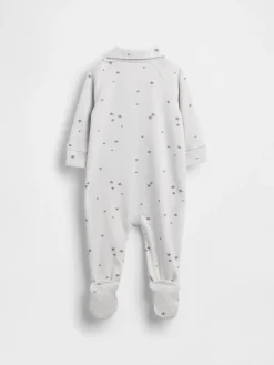 Baby Softspun Polo Footed One-Piece
