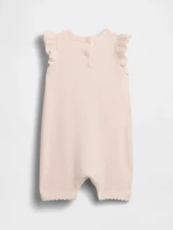 Baby Strawberry Sweater Shorty One-Piece
