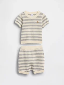 Baby Stripe Sweater Outfit Set