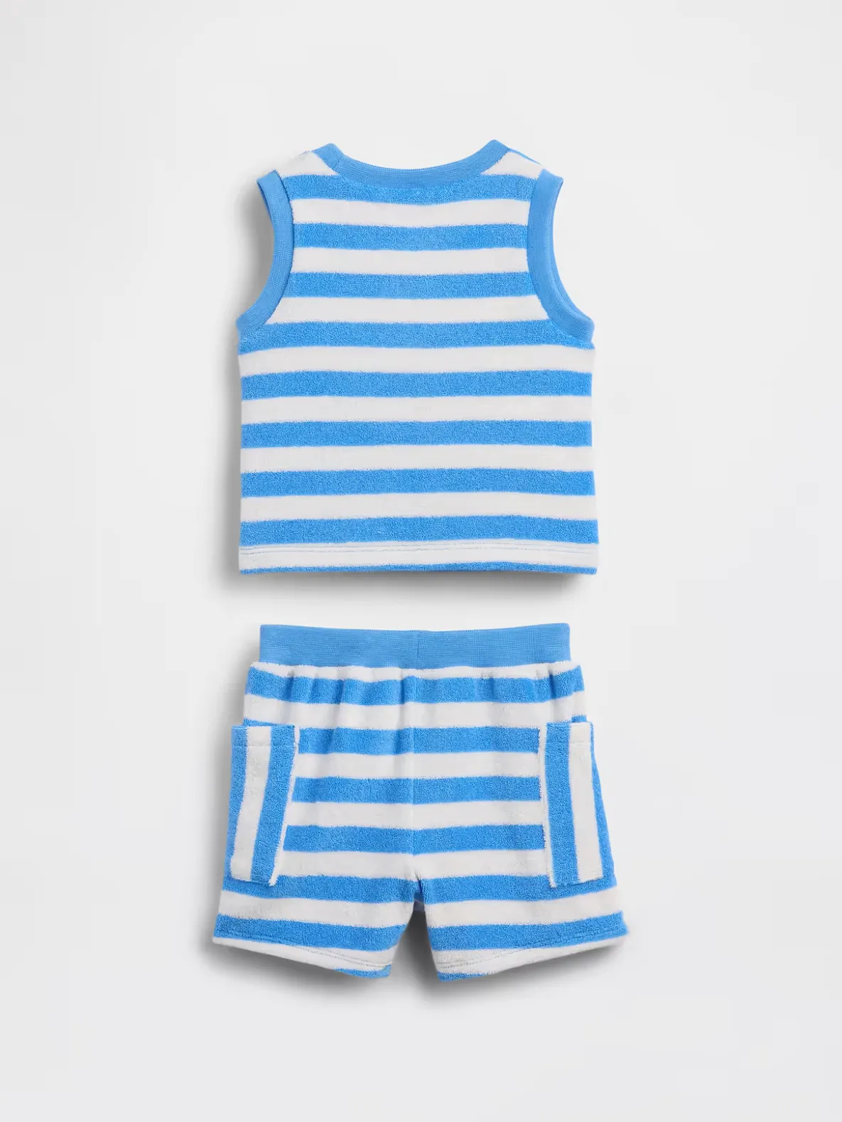 Baby Towel Terry Stripe Outfit Set