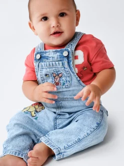 Baby Winnie The Pooh Denim Overalls