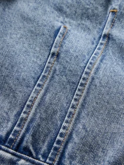 Barrel-Sleeve Icon Denim Jacket