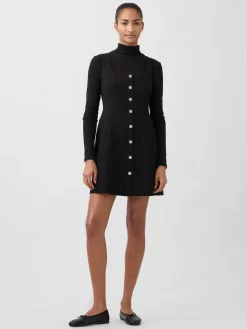BiStretch Seamed Mini Dress