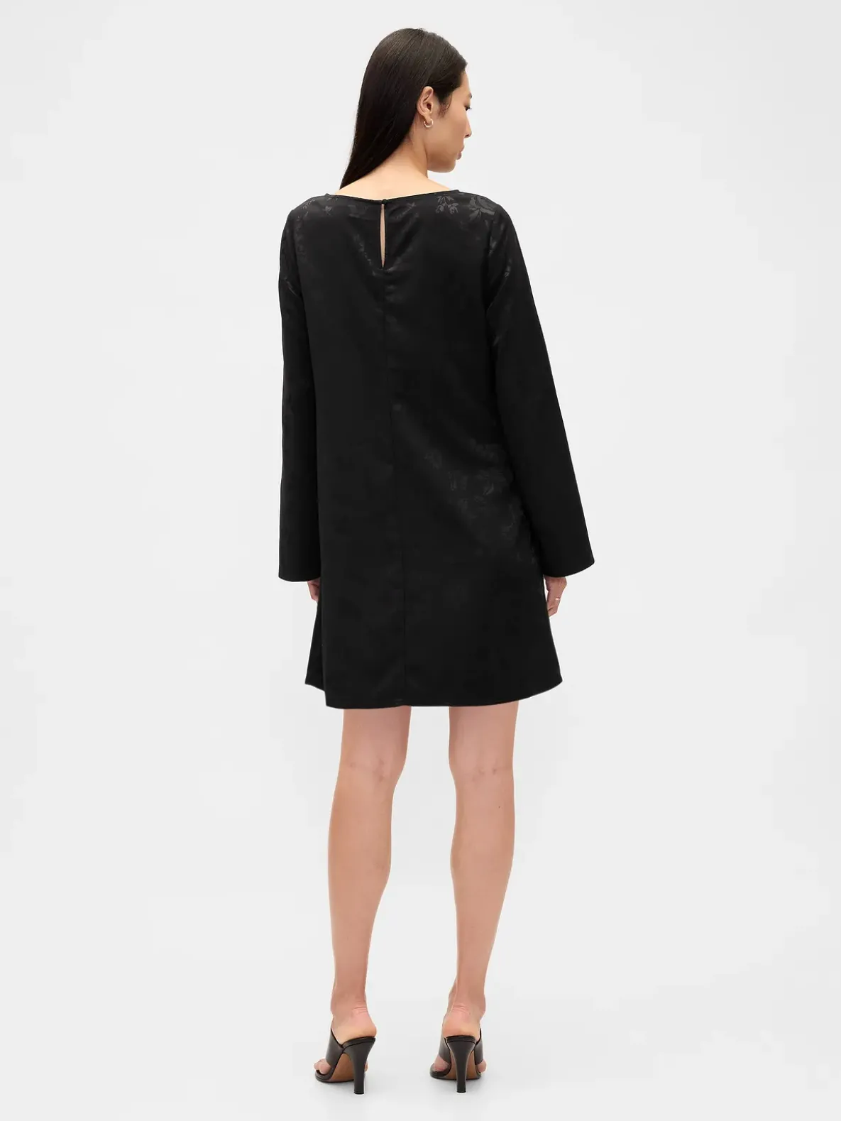 Boatneck Mini Shift Dress