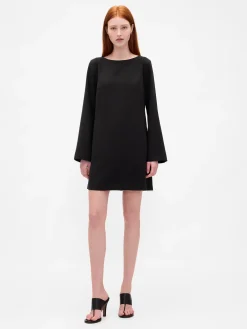 Boatneck Mini Shift Dress