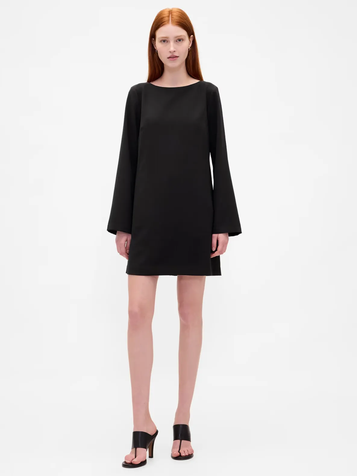 Boatneck Mini Shift Dress
