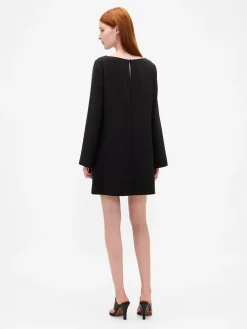 Boatneck Mini Shift Dress