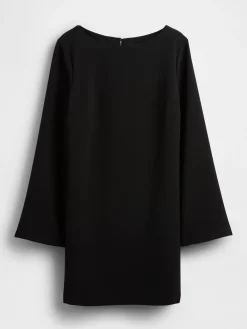 Boatneck Mini Shift Dress