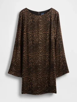 Boatneck Mini Shift Dress