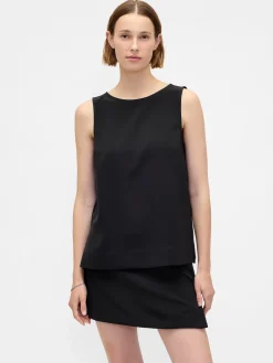 Boatneck Shell Tank Top
