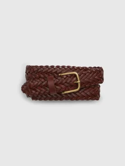 Braided Leather Belt