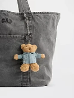 Brannan Bear Denim Jacket Bag Charm