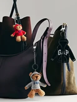 Brannan Bear Hoodie Bag Charm