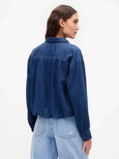 Bubble Hem Shirt