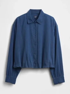 Bubble Hem Shirt