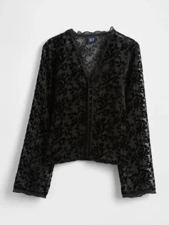 Burnout Velvet Shirt