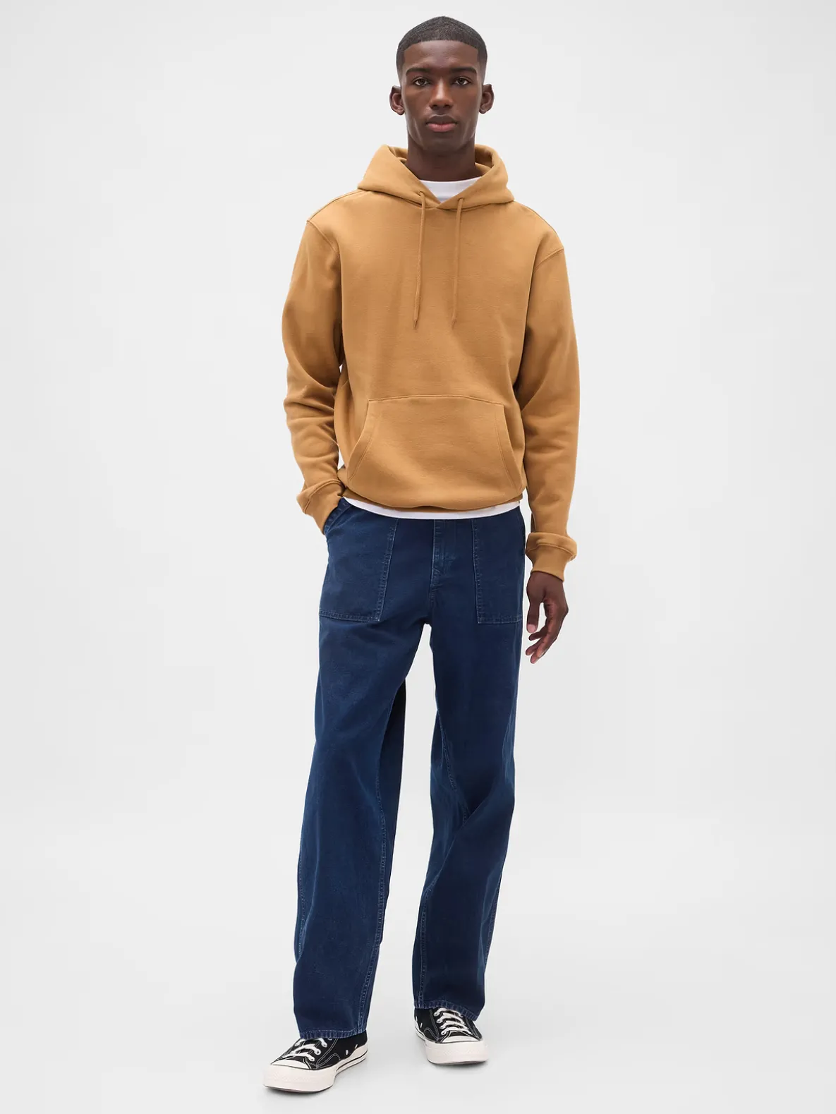 Canvas Baggy Trouser Jeans