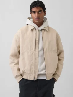 Canvas Bomber Jacket