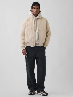 Canvas Bomber Jacket
