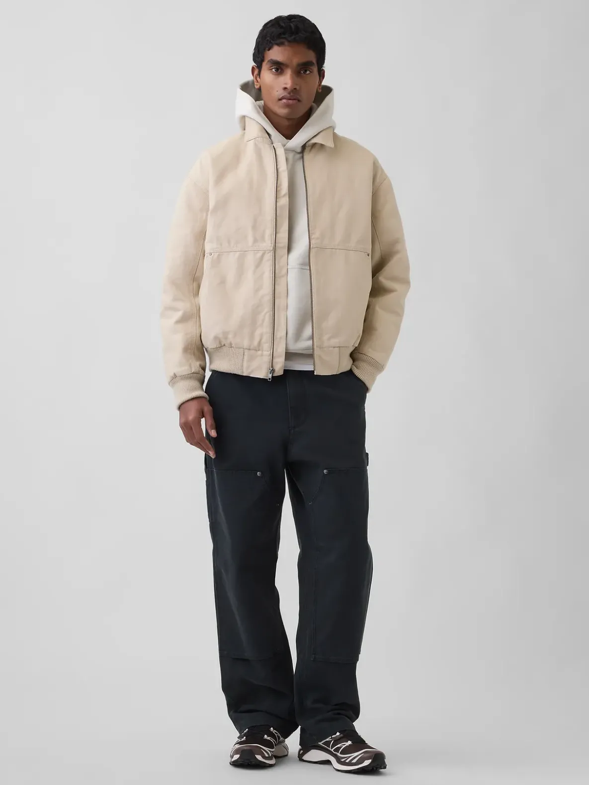 Canvas Bomber Jacket