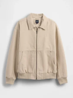 Canvas Bomber Jacket