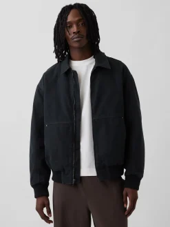 Canvas Bomber Jacket