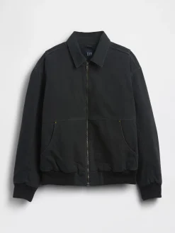 Canvas Bomber Jacket