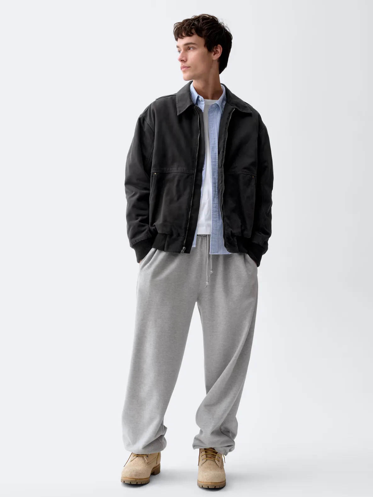 Canvas Bomber Jacket