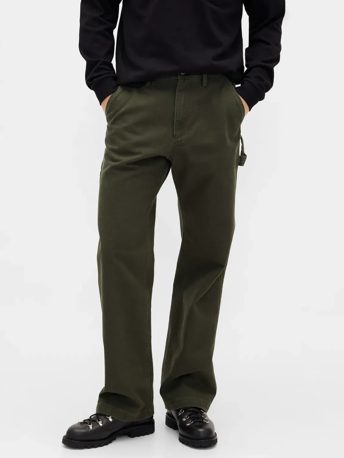 Canvas '90s Loose Carpenter Pants