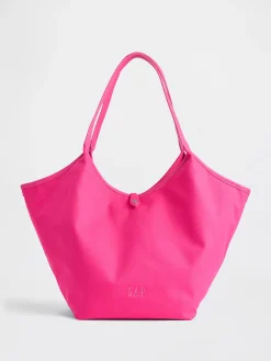 Canvas Slouchy Tote Bag