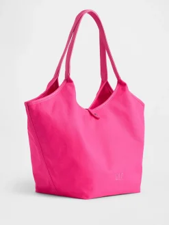 Canvas Slouchy Tote Bag