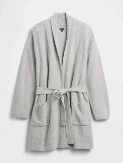 CashSoft Boucle Relaxed Robe
