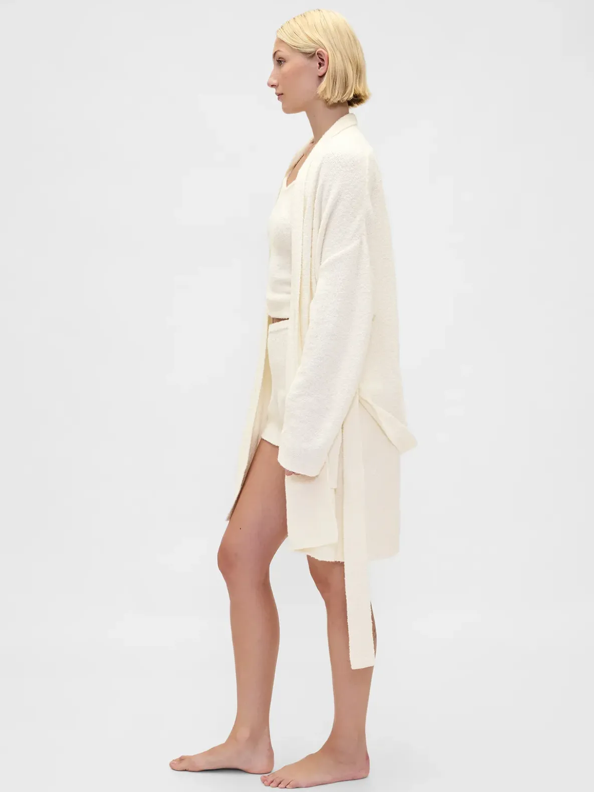 CashSoft Boucle Relaxed Robe