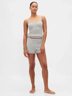 CashSoft Boucle Sweater Tank Top
