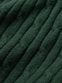 CashSoft Cable-Knit Sweater Pants