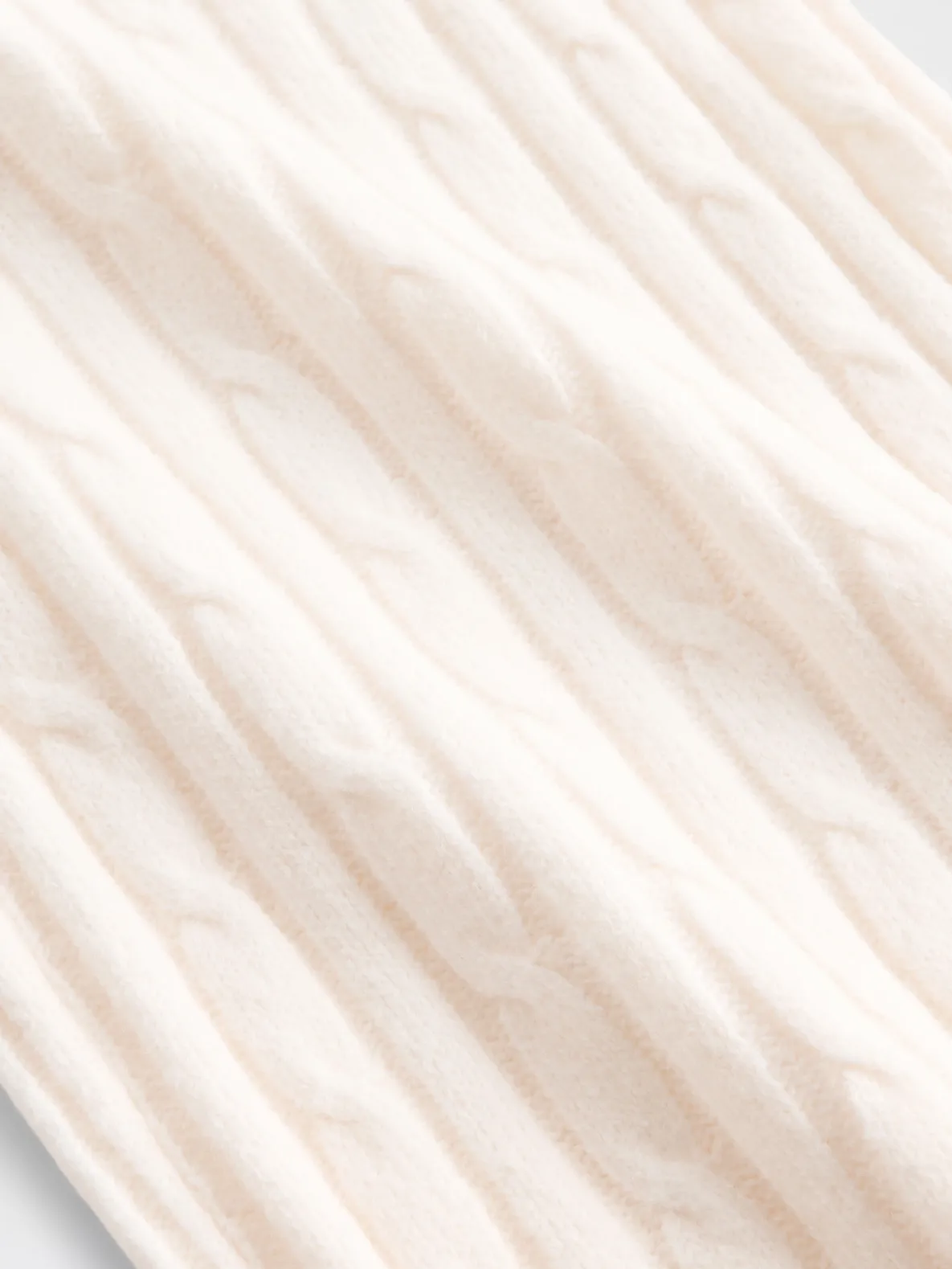 CashSoft Cable-Knit Sweater Pants