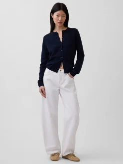 CashSoft Crop Cardigan