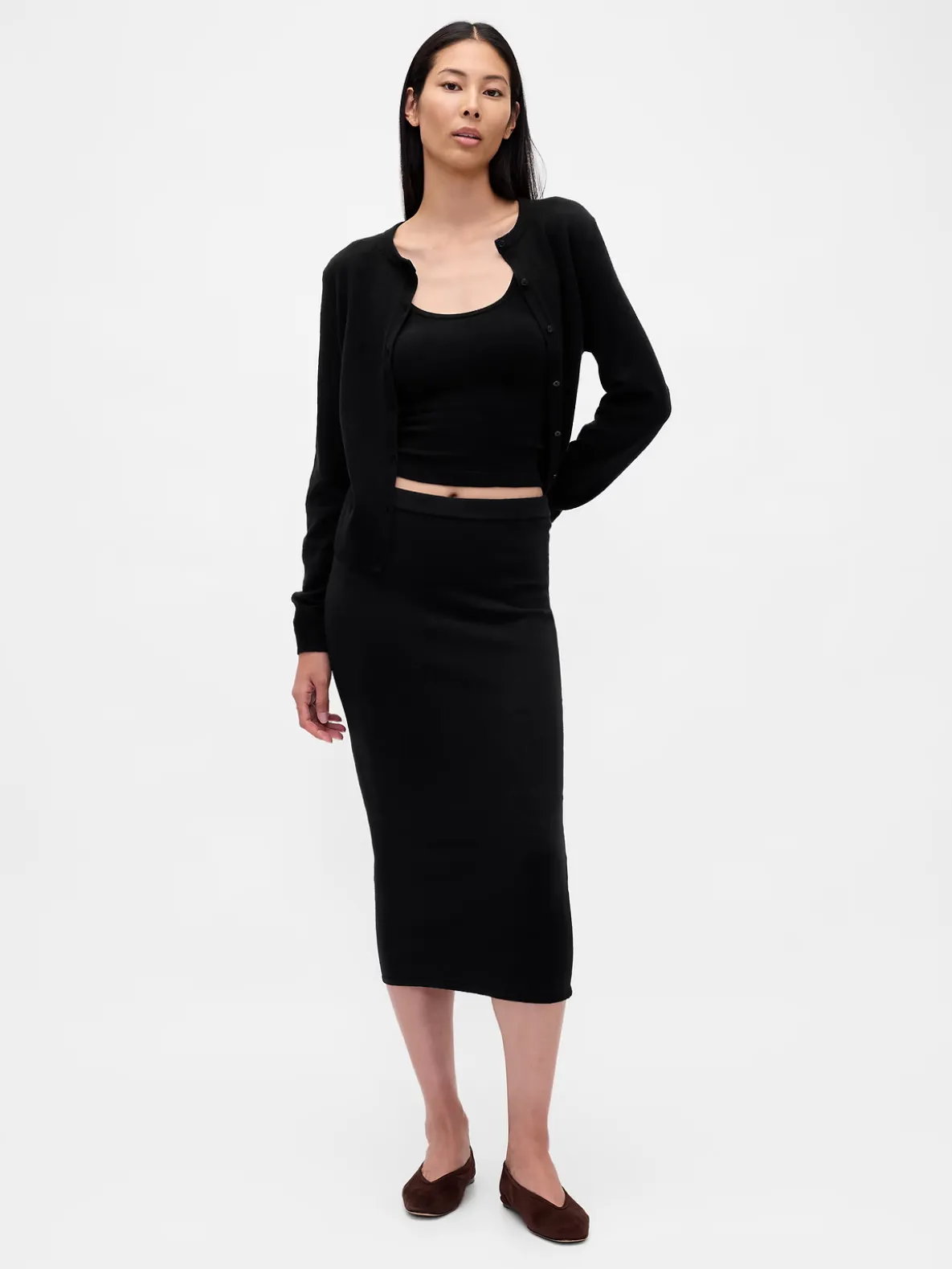 CashSoft Crop Cardigan