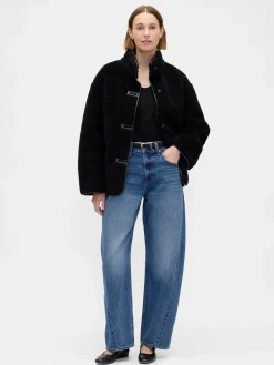 CashSoft Elbow Sleeve Crop Sweater