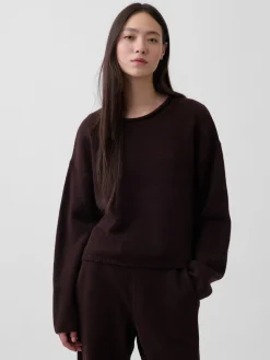 CashSoft Oversized Rollneck Sweater