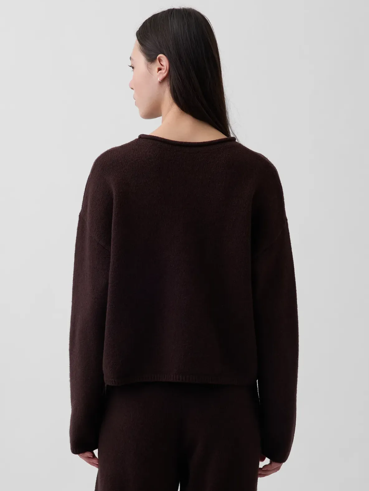 CashSoft Oversized Rollneck Sweater
