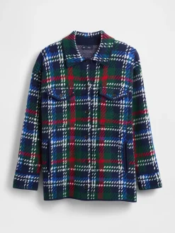 CashSoft Oversized Shirt Jacket