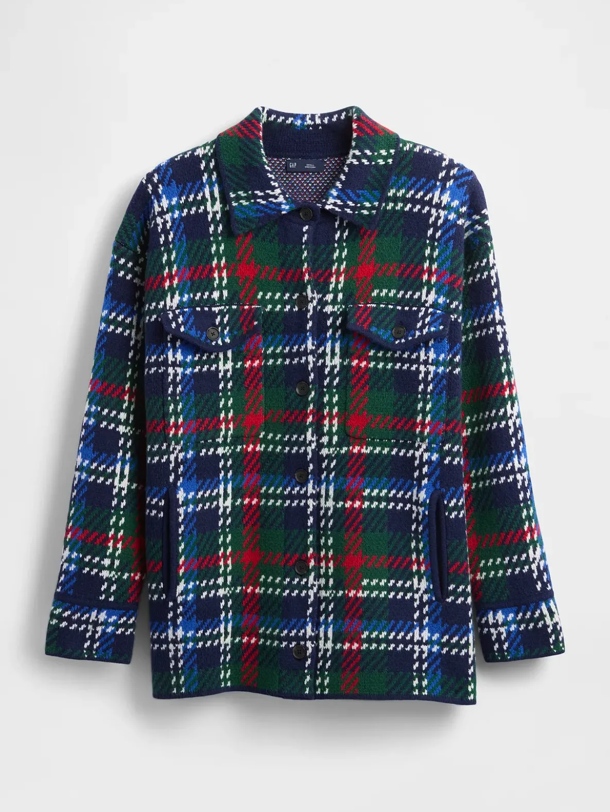 CashSoft Oversized Shirt Jacket