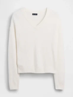 CashSoft Oversized V-Neck Sweater